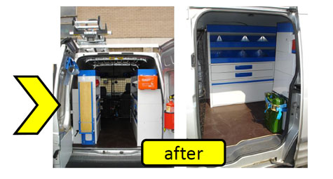 Van Racking After